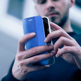 Etui z klapką na Xiaomi Redmi 15 4G / 5G (171.1) Sensitive Book niebieskie