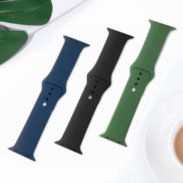 Ремешок для Apple Watch Hoco 42/44/45/49mm Flexible силикон WA01 светло зеленый
