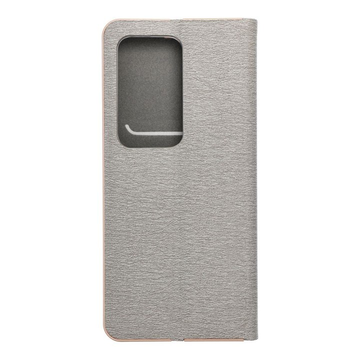 Etui z klapką na Xiaomi Redmi 15 4G / 5G (171.1) Luna Book Gold srebrne