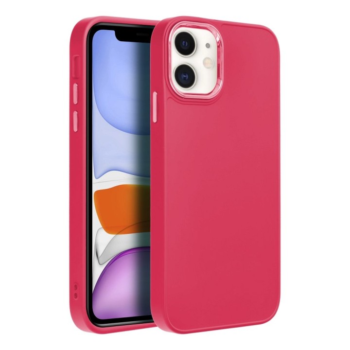 Чехол для iPhone 11 Frame цвета маджента