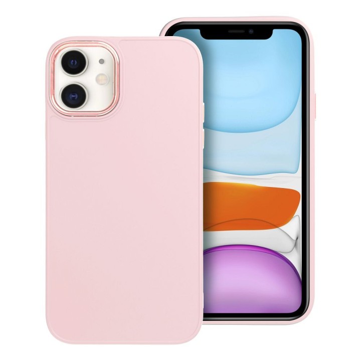 Чохол для iPhone 11 Frame пудрово-рожевий
