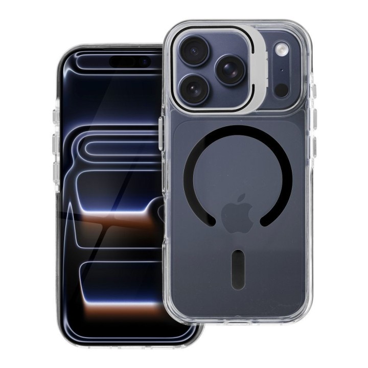 Case for iPhone 15 PRO MAX Lens Mag Cover MagSafe compatible black