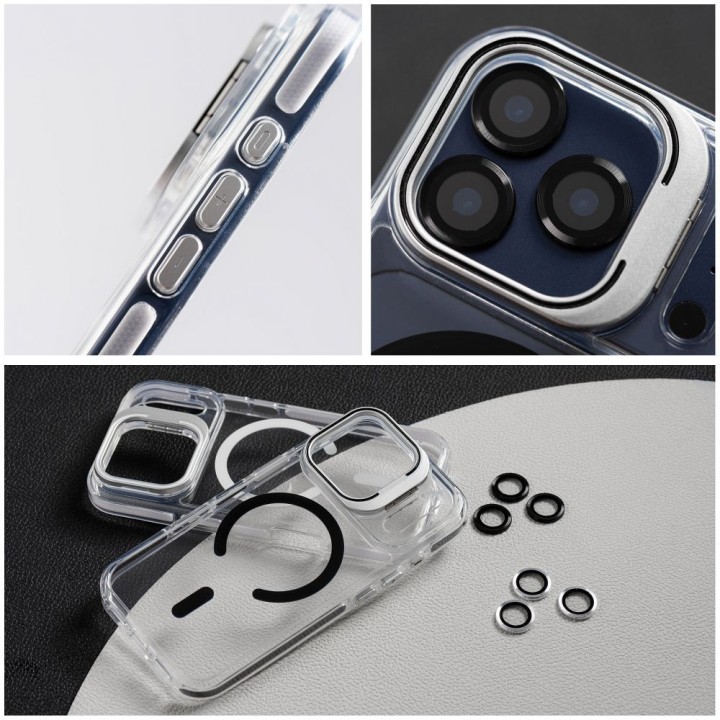 Case for iPhone 14 Lens Mag Cover MagSafe compatible black