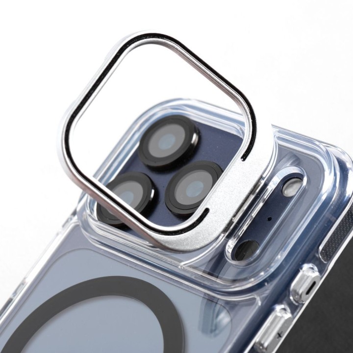 Case for iPhone 14 Lens Mag Cover MagSafe compatible white