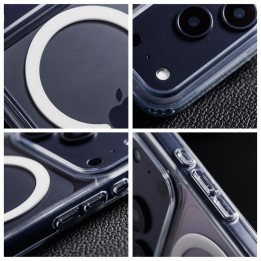 Etui na iPhone 15 PRO Forcell F-Protect Clear Hybrid Premium zgodne z MagSafe transparentne 0INT