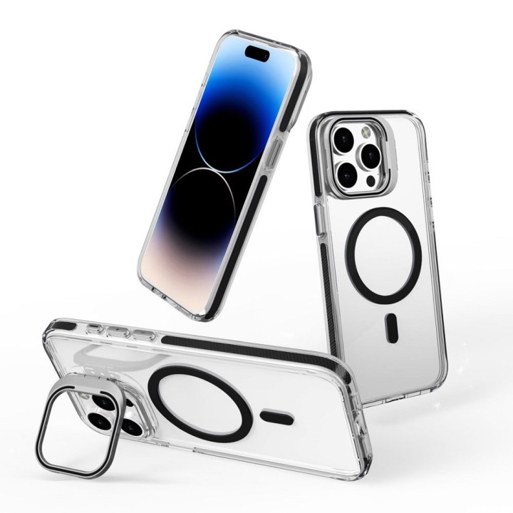 Case for iPhone 16 Lens Mag Cover MagSafe compatible black