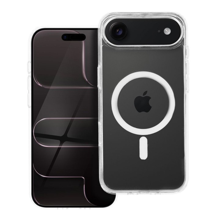 Case for iPhone 17 AIR Forcell F-Protect Clear Hybrid Premium compatible with MagSafe transparent 0INT