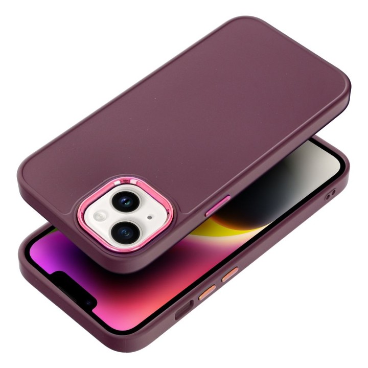 Чохол для iPhone 14 Frame фіолетовий