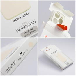 Case for iPhone 17 AIR Forcell F-Protect Rubber Premium MagSafe compatible antique white 0INT