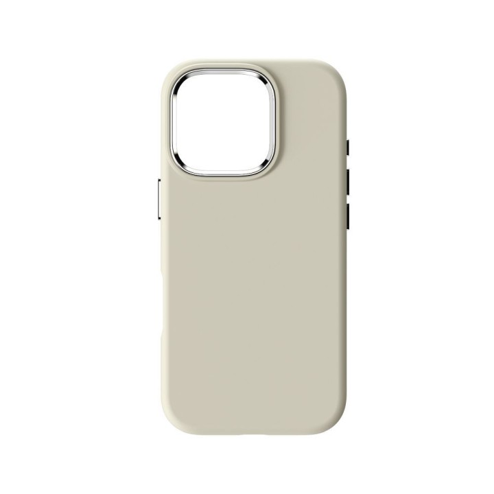 Case for iPhone 16 PRO Forcell F-Protect Frame Premium MagSafe compatible antique white 0INT