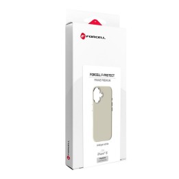 Etui na iPhone 16 Forcell F-Protect Frame Premium zgodne z MagSafe antique white 0INT