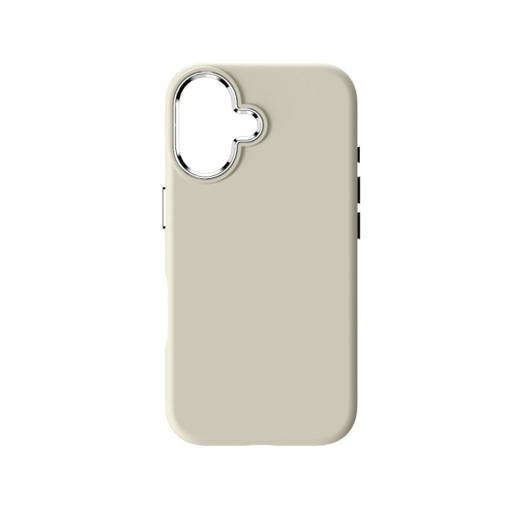 Case for iPhone 16 Forcell F-Protect Frame Premium MagSafe compatible antique white 0INT