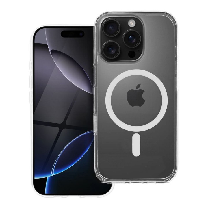 Etui na iPhone 16 PRO Forcell F-Protect Clear Hybrid Premium zgodne z MagSafe transparentnene 0INT