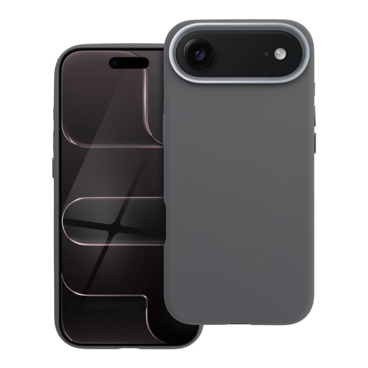 Чохол для iPhone 17 AIR Forcell F-Protect Frame Premium сумісний із MagSafe сірий 0INT