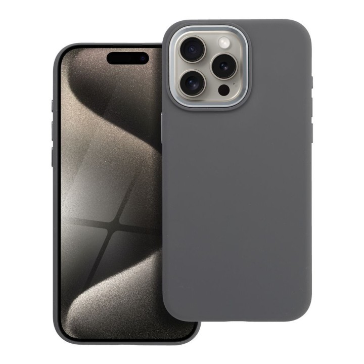 Case for iPhone 15 PRO MAX Forcell F-Protect Frame Premium MagSafe compatible grey 0INT