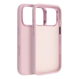 Чехол для iPhone 15 PRO Forcell F-Protect Frame Premium совместимый с MagSafe розовый 0INT