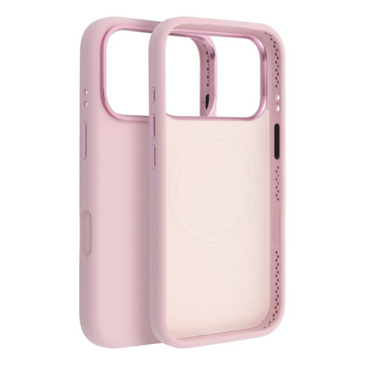 Чохол для iPhone 15 PRO Forcell F-Protect Frame Premium сумісний з MagSafe рожевий 0INT