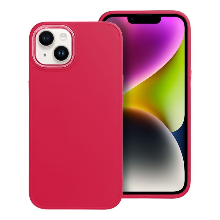 Чехол для iPhone 13 Frame цвета маджента