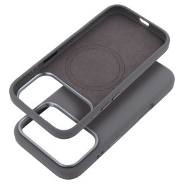 Etui na iPhone 17 Forcell F-Protect Frame Premium zgodne z MagSafe szare 0INT