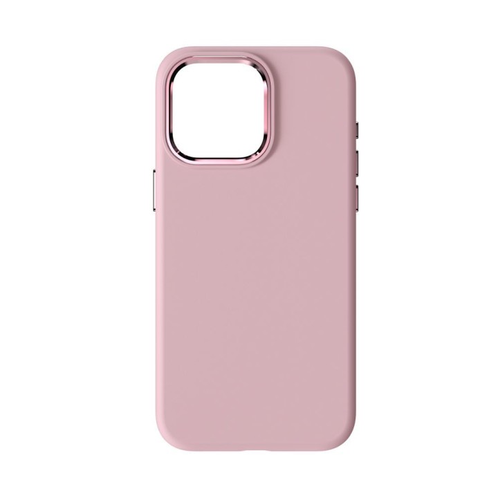 Чехол для iPhone 15 PRO MAX Forcell F-Protect Frame Premium совместимый с MagSafe розовый 0INT