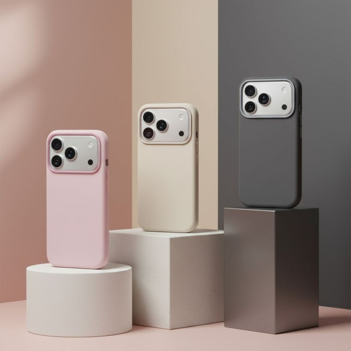Etui na iPhone 17 Forcell F-Protect Frame Premium zgodne z MagSafe szare 0INT