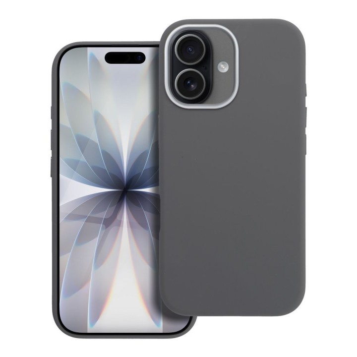 Case for iPhone 17 Forcell F-Protect Frame Premium compatible with MagSafe grey 0INT