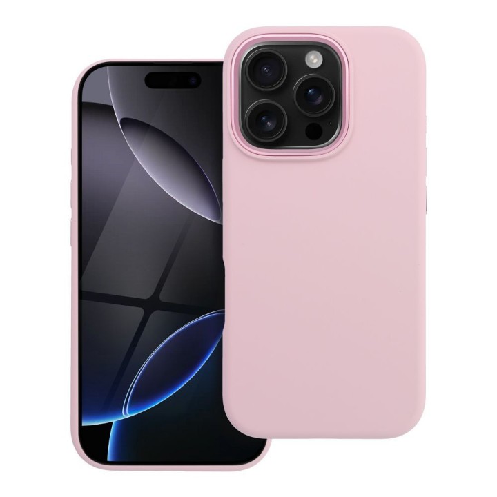 Чохол для iPhone 16 PRO Forcell F-Protect Frame Premium сумісний із MagSafe рожевий 0INT
