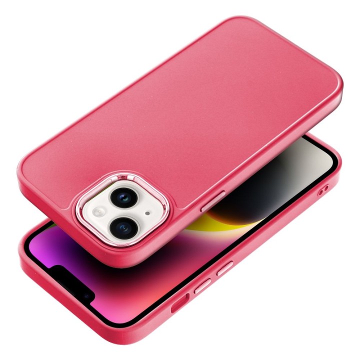 Чехол для iPhone 14 Frame magenta