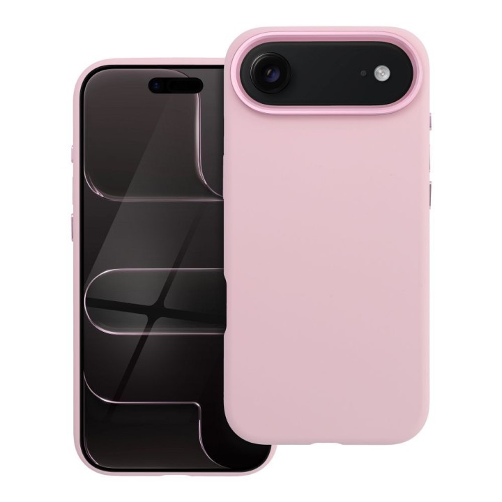 Чохол для iPhone 17 AIR Forcell F-Protect Frame Premium сумісний із MagSafe рожевий 0INT
