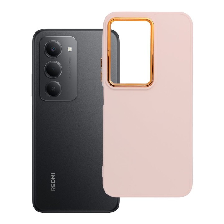 Чохол для XIaomi Redmi 15 4G / 5G (169mm) Frame пудрово-рожевий