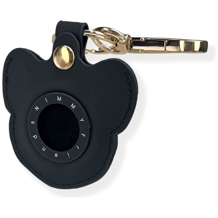 NIMMY case for a tracker / keychain GLASSES COOL DOG black