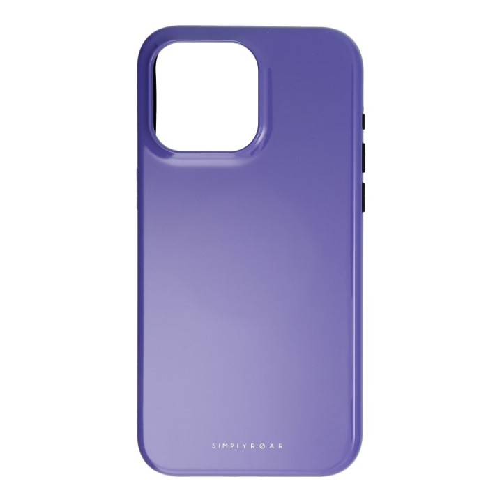 ROAR case RAINBOW BUMPER compatible with Magsafe for IPHONE 15 Pro Max purple