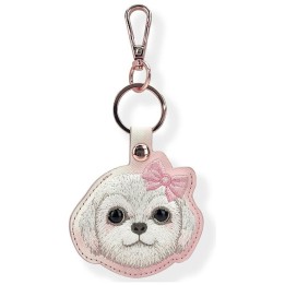 NIMMY etui na lokalizator / brelok BIG EYED PET 2.0 Dog różowy
