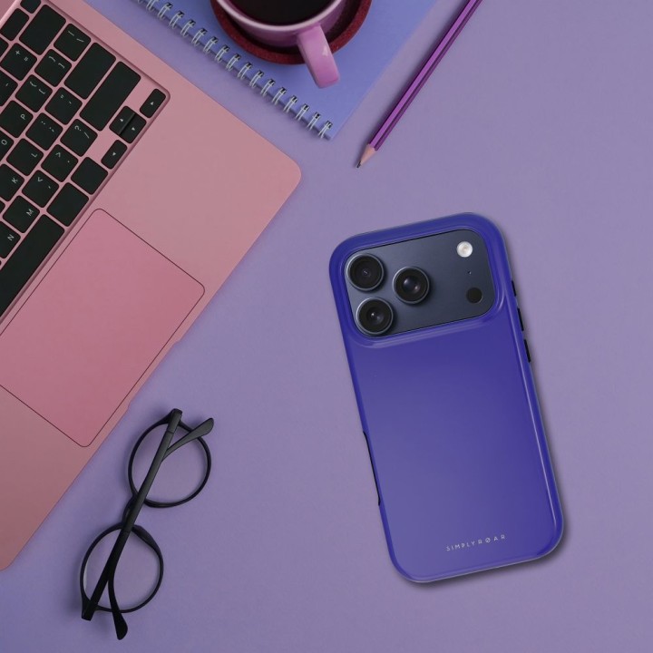 ROAR case RAINBOW BUMPER compatible with Magsafe for IPHONE 15 Pro Max purple