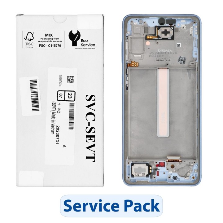 ServicePack LCD дисплей SAMSUNG A33 5G A336B GH82-28143C Blue