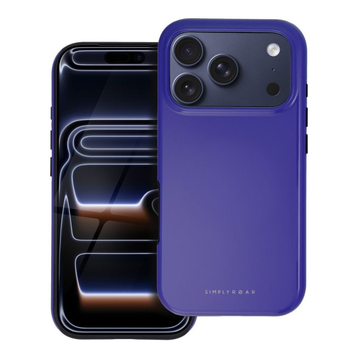 ROAR чехол RAINBOW BUMPER совместимый с Magsafe для IPHONE 15 Pro фиолетовый