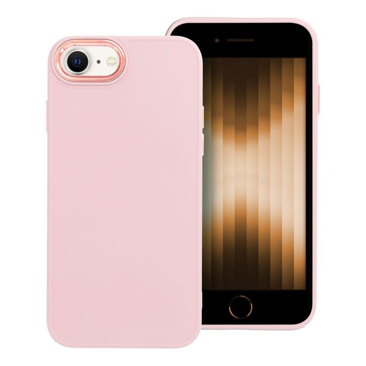 Чохол для iPhone 7 / 8 / SE 2020 / SE 2022 Frame пудрово-рожевий