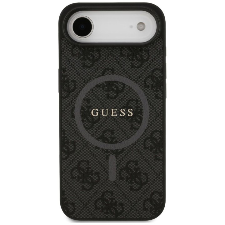 GUESS чохол для IPHONE 17 Air сумісний із MagSafe GUHMP17MG4GFRK (PU 4G Ring Classic Logo) чорний