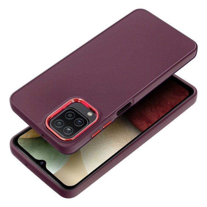 Чохол для Samsung A12 / M12 Frame фіолетовий