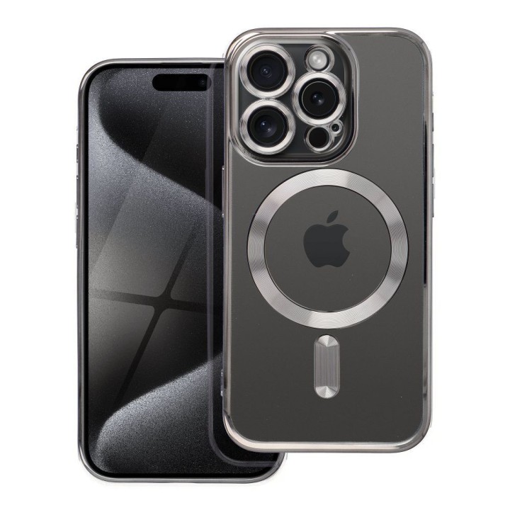 Case for Xiaomi Redmi 15 4G / 5G (171,1mm) Electro Mag Cover compatible with MagSafe titanium grey
