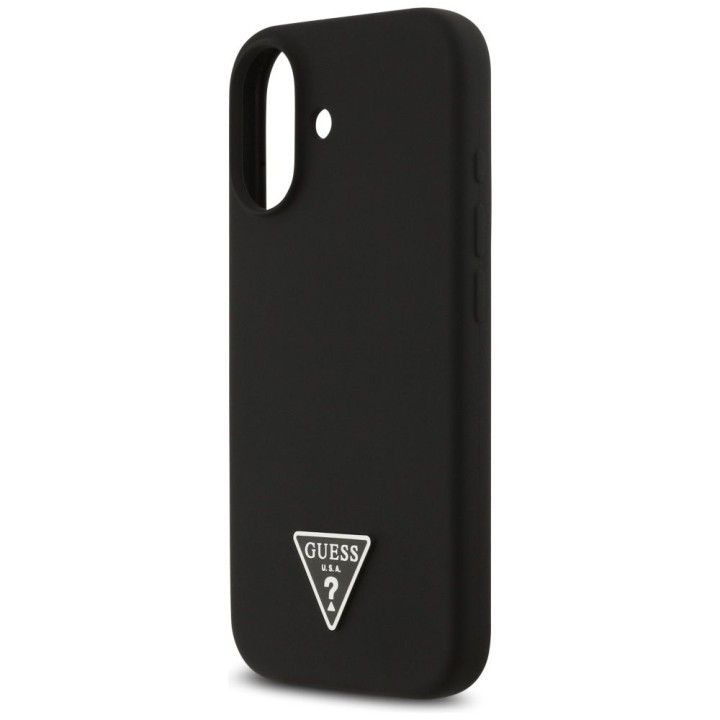 GUESS чохол для IPHONE 17 сумісний із MagSafe GUHMP17SSCTRLMK (Silicone W/ Triangle Logo) чорний
