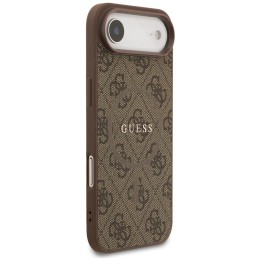 GUESS чохол для IPHONE 17 Air сумісний з Magsafe GUHMP17MG4GFRW (PU 4G Ring Classic Логотип) коричневий