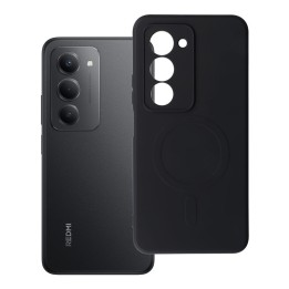 Case for Xiaomi Redmi 15 4G / 5G (171,1mm) Silicone Mag Cover MagSafe compatible (camera protection) black