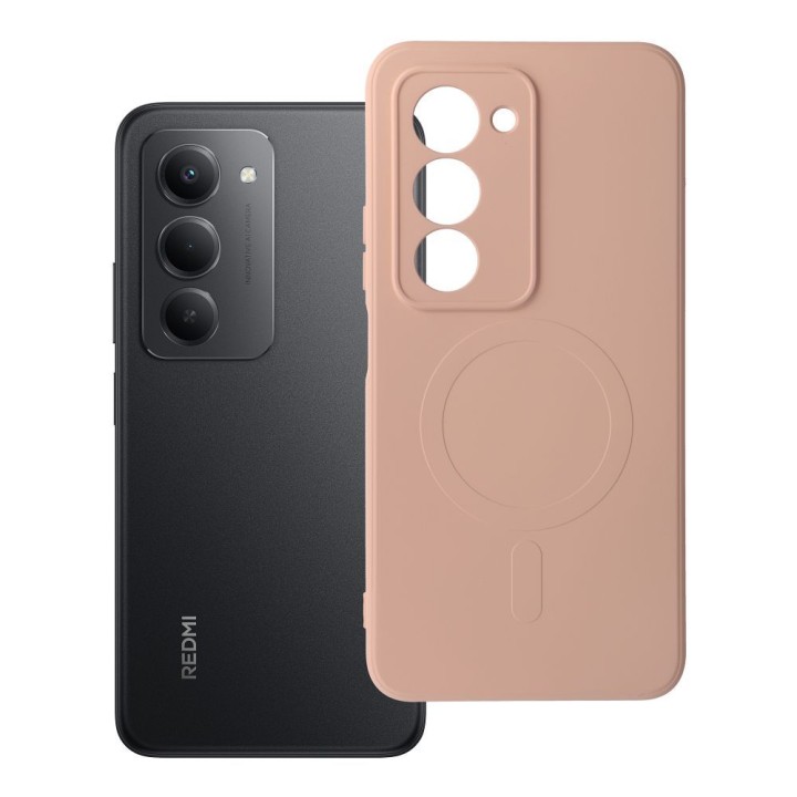 Etui na Xiaomi Redmi 15 4G / 5G (171,1mm) Silicone Mag Cover zgodne z MagSafe (camera protection) różowe