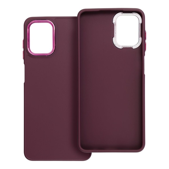 Чехол для Samsung A12 / M12 Frame фиолетовый