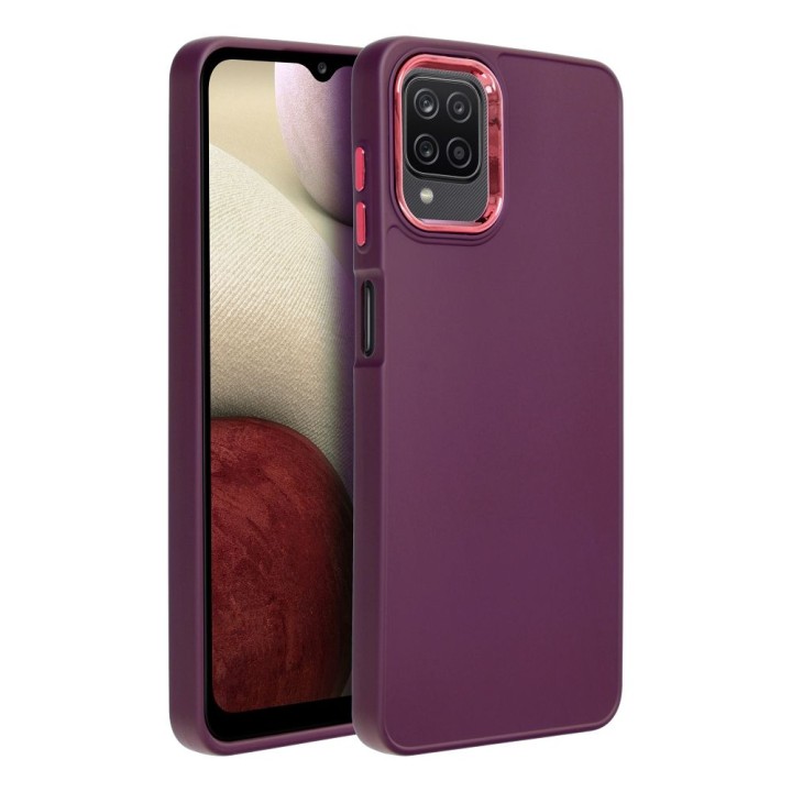 Чехол для Samsung A12 / M12 Frame фиолетовый