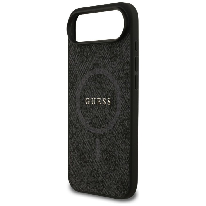 GUESS case for IPHONE 17 Air compatible with MagSafe GUHMP17MG4GFRK (PU 4G Ring Classic Logo) black