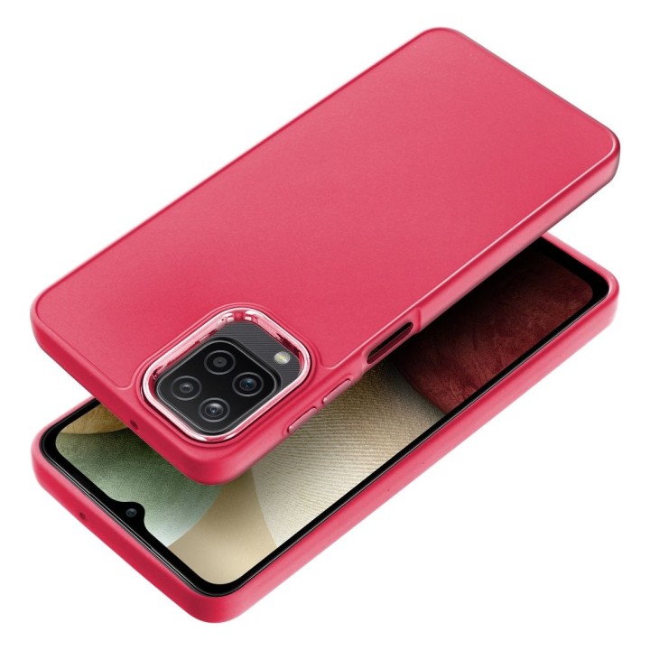 Etui na Samsung A12 / M12 Frame magenta