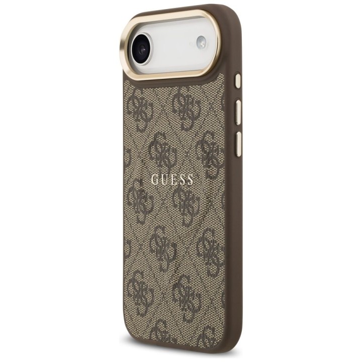 GUESS case for IPHONE 17 Air compatible with MagSafe GUHMP17MP4MSEGCW (PU 4G W/ Classic) brown