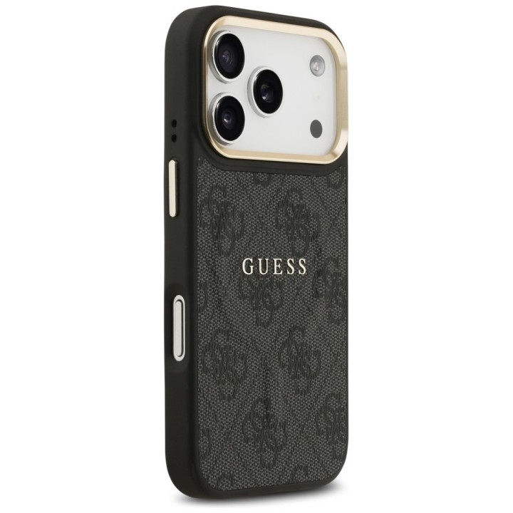 GUESS чохол для IPHONE 17 Pro сумісний із MagSafe GUHMP17LP4MSEGCK (PU 4G W/ Classic) чорний